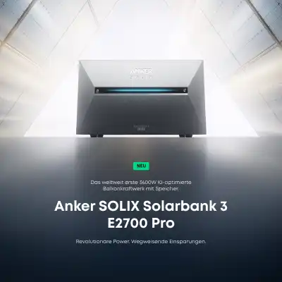 2300W Solarkraftwerk mit Speicher - 5x AIKO 460W Full Black & Anker Solix Solarbank 3 Pro – Bild 8