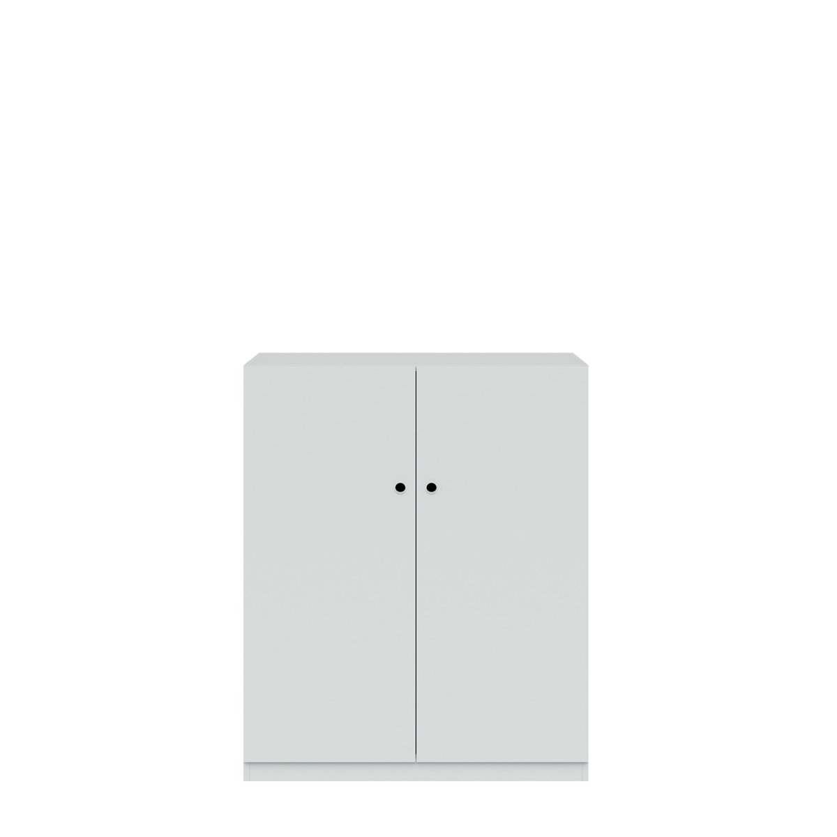 Flügeltürenschrank Pren | Ohne Schloss | 2 Fachböden für 3 OH | H 1210 x B 1000 x T 500 mm – Bild 2